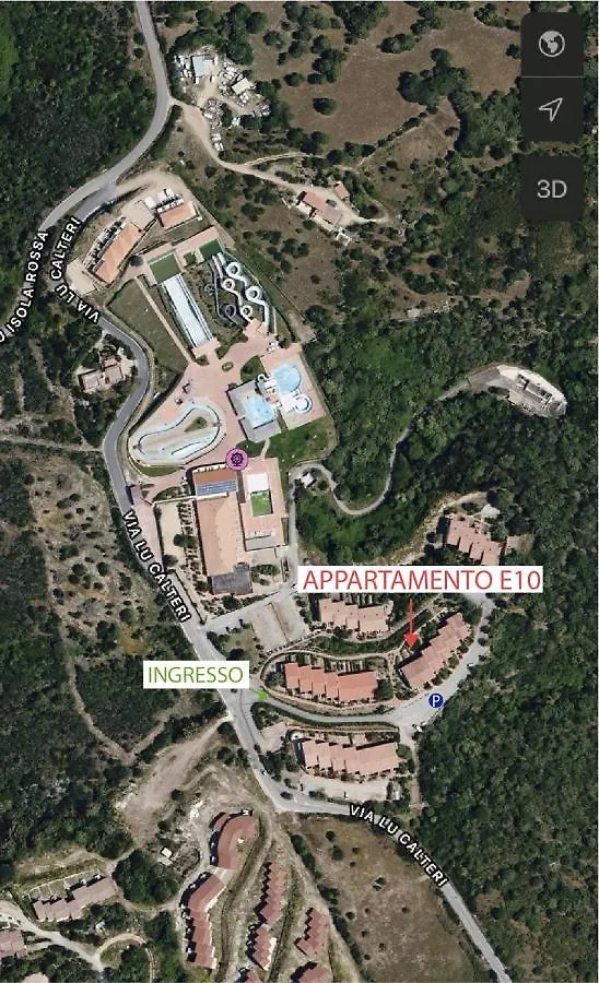 Meraviglioso appartamento panoramico in residence Isola Rossa Cascabraga Italia