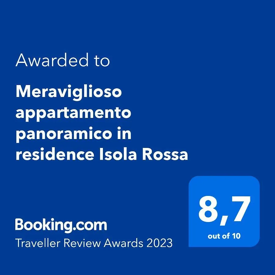 Meraviglioso appartamento panoramico in residence Isola Rossa Cascabraga Italia